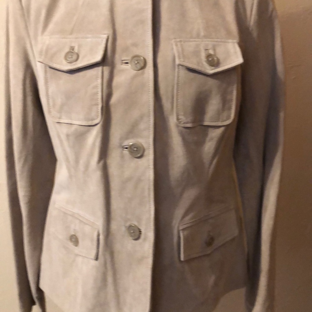 Style & Co. Genuine Leather Shell Jacket